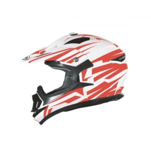 Cyber Casc Color Vermell i Blanc