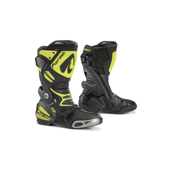 Cyber Botas Negras / Amarillas Fluo
