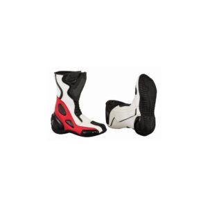 Cyber Botes de moto Vermell-blanc