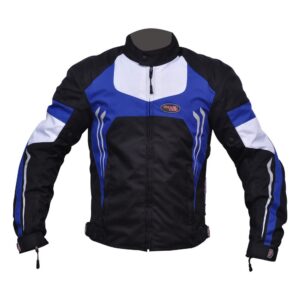Cyber Jaqueta de moto CK color negre-blanca-blau